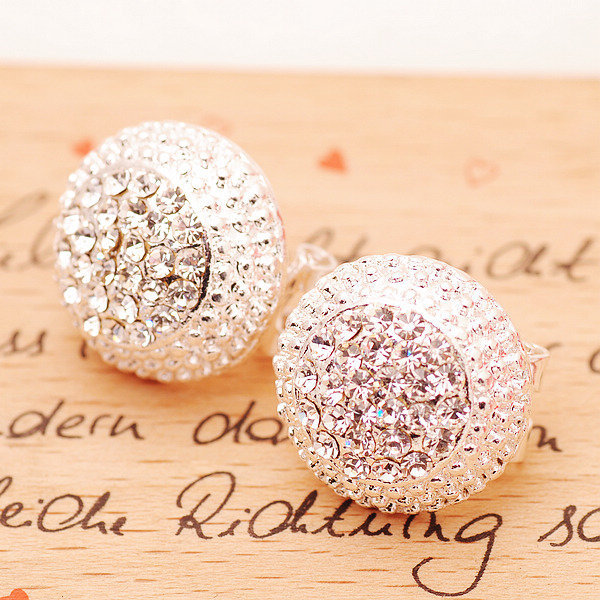 WOMEN'S DIAMOND EARRINGS CUTE EARRINGS SMALL JEWELRY JCBA on Luulla